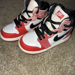 Air Jordan 1 High OG Spider-Man Across The Spider-Verse Kids Sneakers
