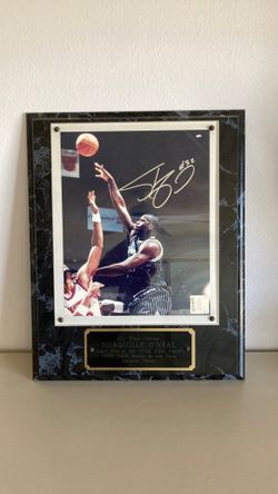 Shaquille O'Neal Signed Photo Plaque 1992 8x10 photo ⭐️⭐️⭐️⭐️⭐️