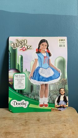 HALLOWEEN WIZARD OF OZ DOROTHY KIDS SIZE XL COSTUME