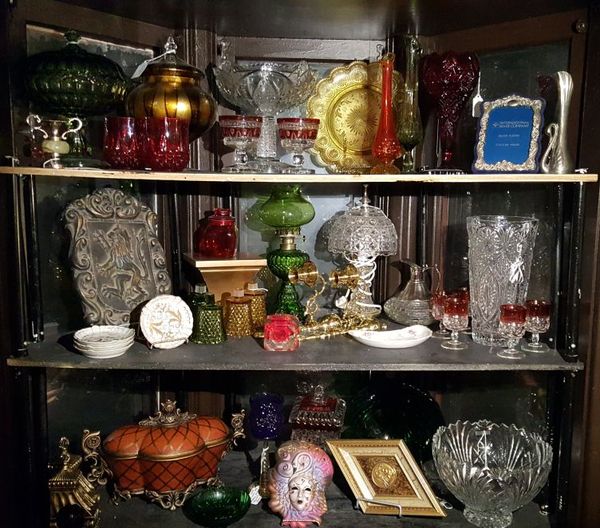 Assorted Vintage Home Decor Glass Vases Lamp Frame Sconce Candle ... Assorted Vintage Home Decor Glass Vases Lamp Frame Sconce Candle ...