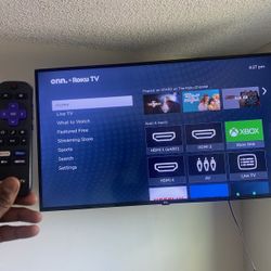 55” ROKU TV WITH MOUNT INCLUDED!!!!!