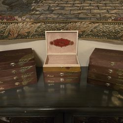 Collection of Cigar Boxes 