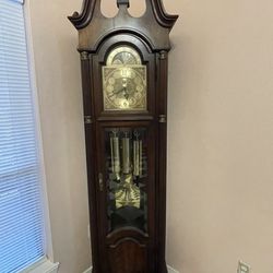 Howard Miller Grandfather Clock, 84”H x 20”L x 14”W