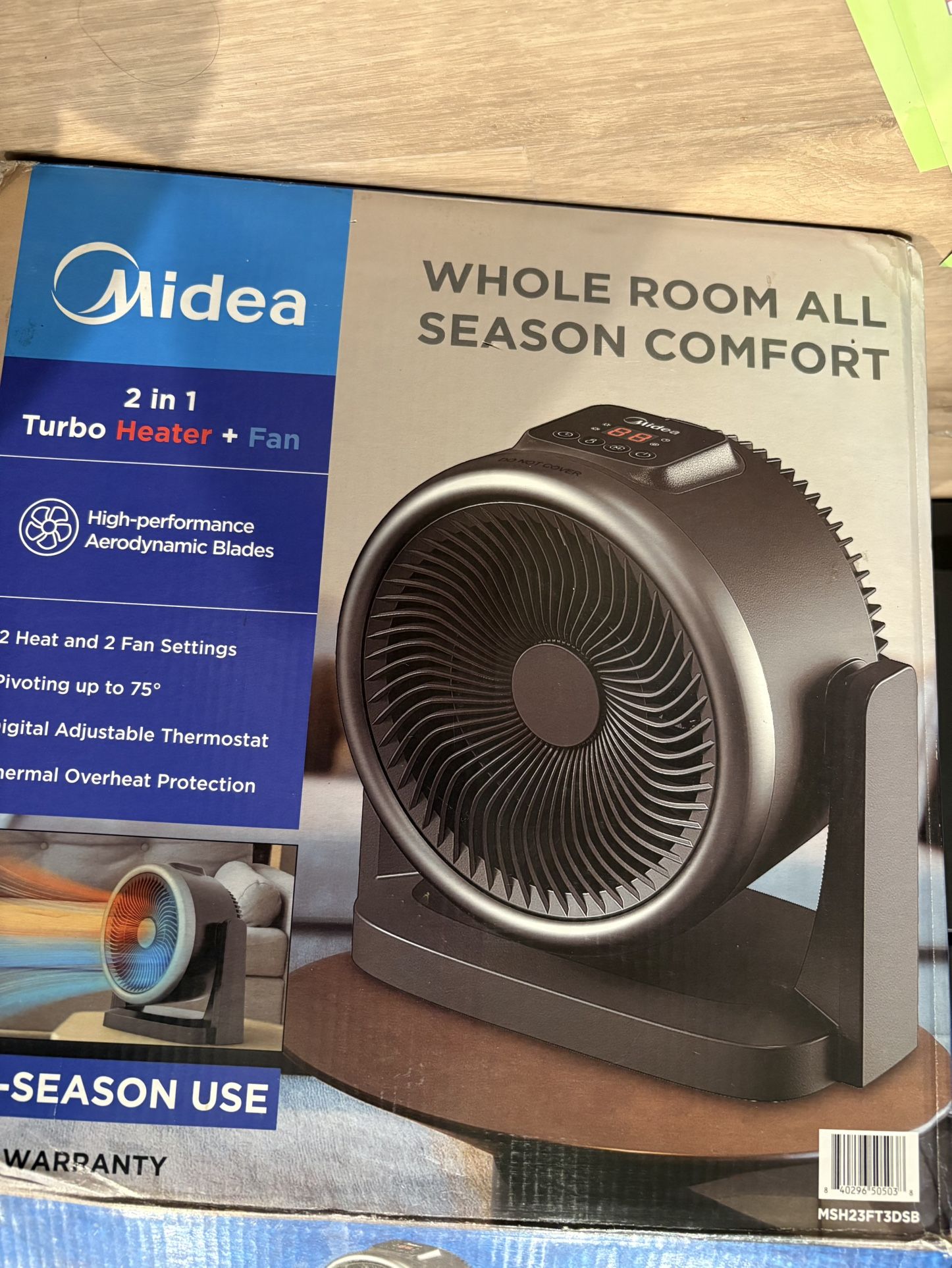 Semi-new Turbo Heater + Fan