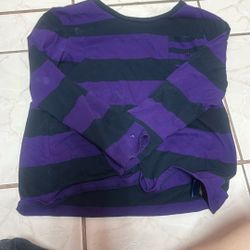 emo shirt purple black 