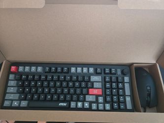 MSI keyboard and mouse gaming combo. (Brand New)