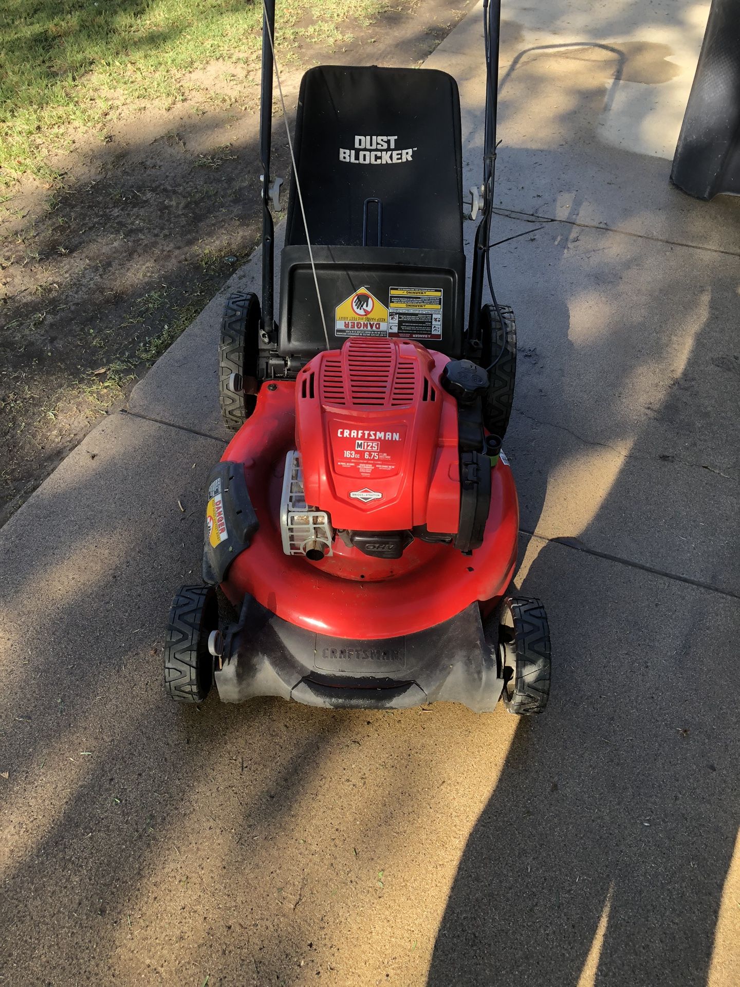 Craftsman, lawnmower, new condition