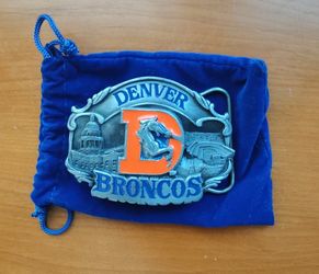 Denver Broncos Belt Buckle 