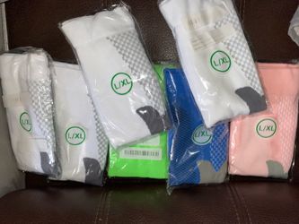 7 Pairs of L/XL Compression Socks $15 Firm