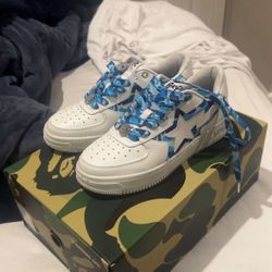A Bathing Ape Blue Bapsta