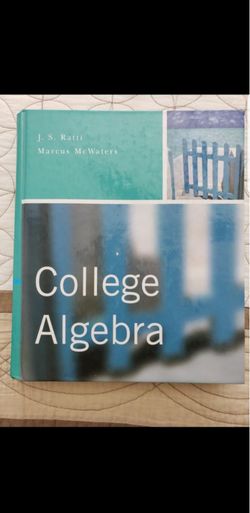 College Algebra Book