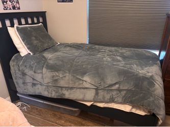 Twin Bed Frame + Mattress & Boxspring