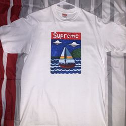Supreme Sailboat Tee Shirt White