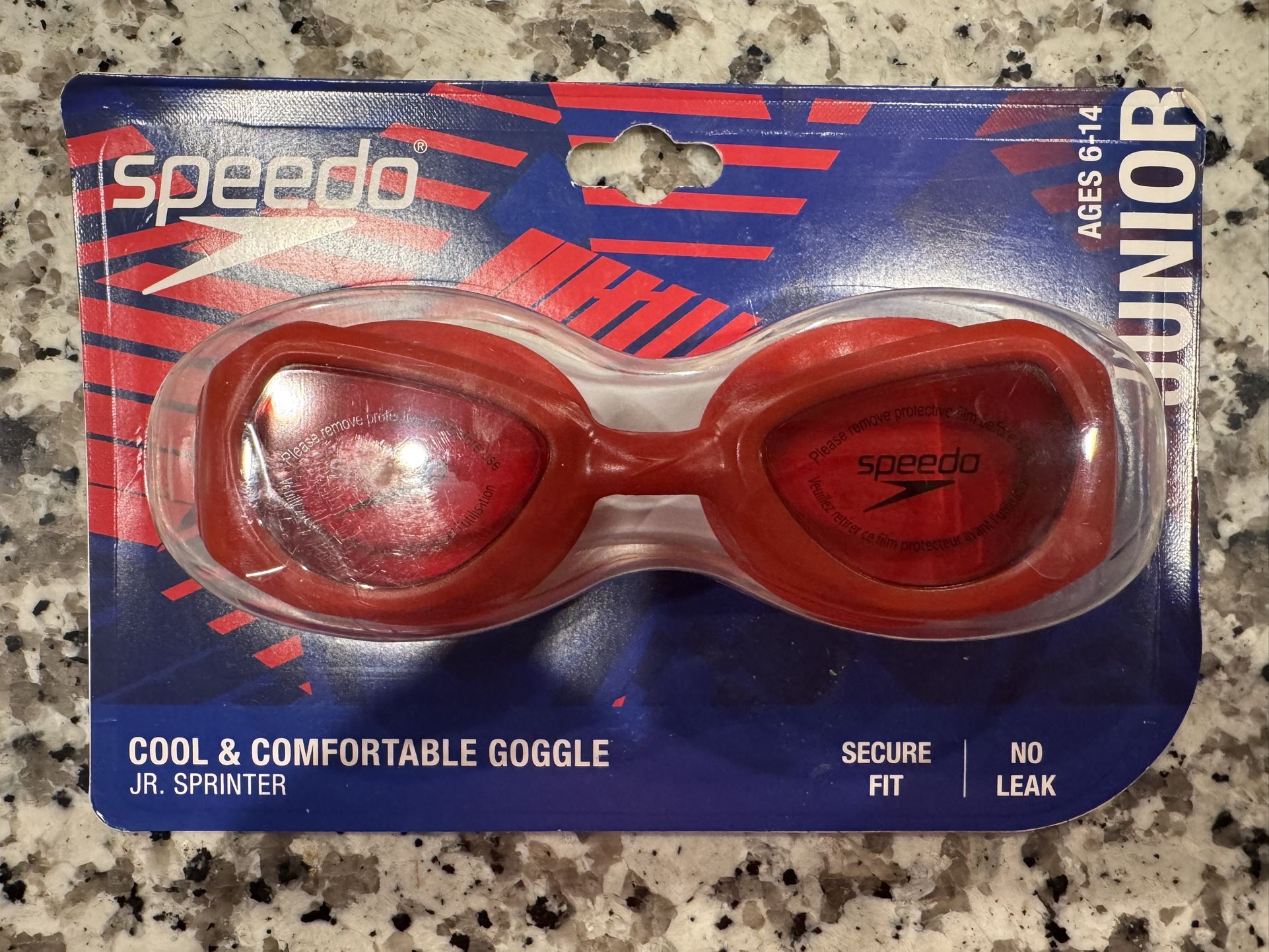 Speedo JR Sprinter Goggle Junior Ages 6-14