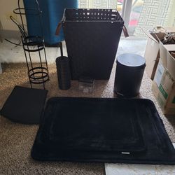 Black Bathroom Items 