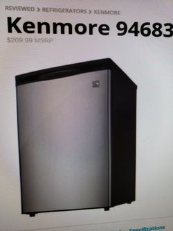 Kenmore Mini Fridge Model 94683 For Sale In Granite Falls Wa Offerup