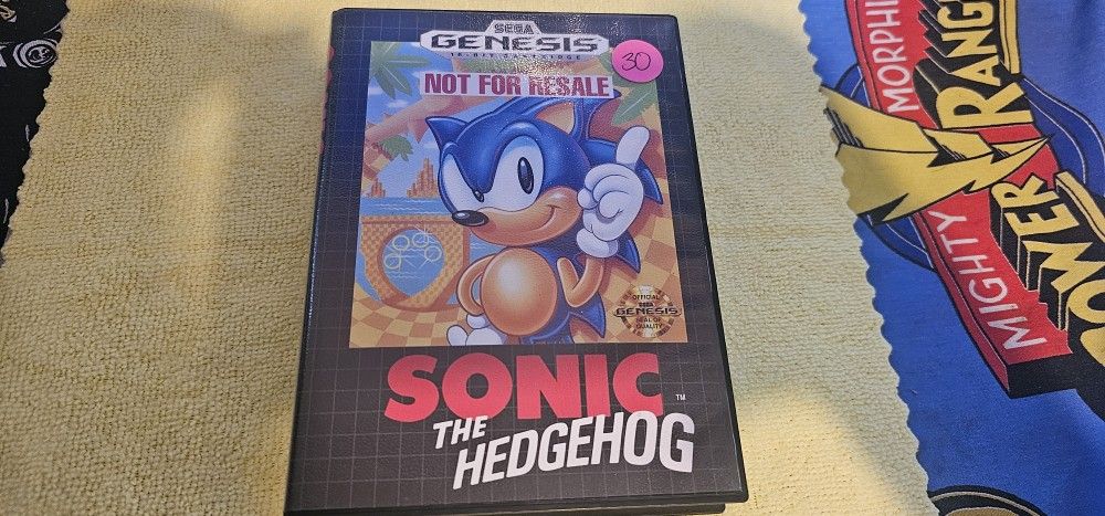 Sonic The Hedgehog Not For Resale Sega Genesis 