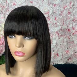 Human Bob Wig 