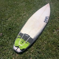⭐$120 5'9 DMA Short Board New Traction Pad FCS2 Boxes