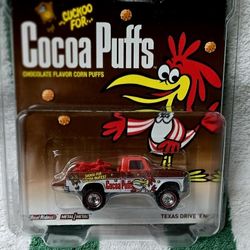 Hot Wheels Cocoa Puffs Texas DRIVE EM