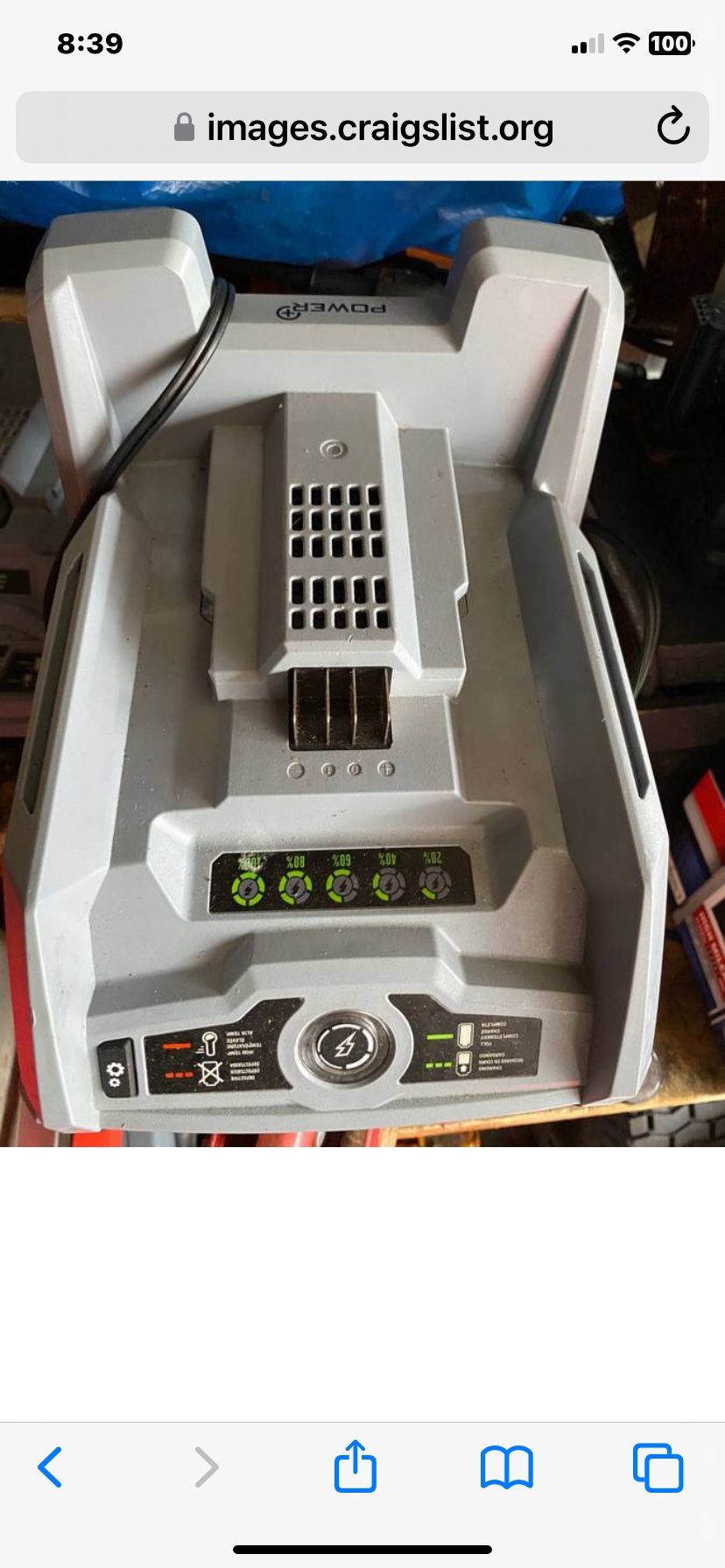 New Never Used EGO 56 Volt Fast Charger 2024 Model 150$ New