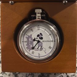Disney Steam Boat Willie Pocket Watch 