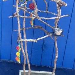 Parrot Heaven … Custom Perch Tree For Your Mr Feathers… Socializer To The Max …. 👍🏼✅