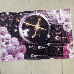 Baby blanket  26”x39” Rose Crystal