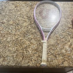 Wilson Pink Tennis Racket 