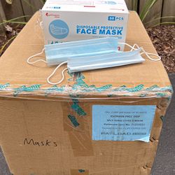 2000 Disposable Face Masks. Brand New. Unopened Box
