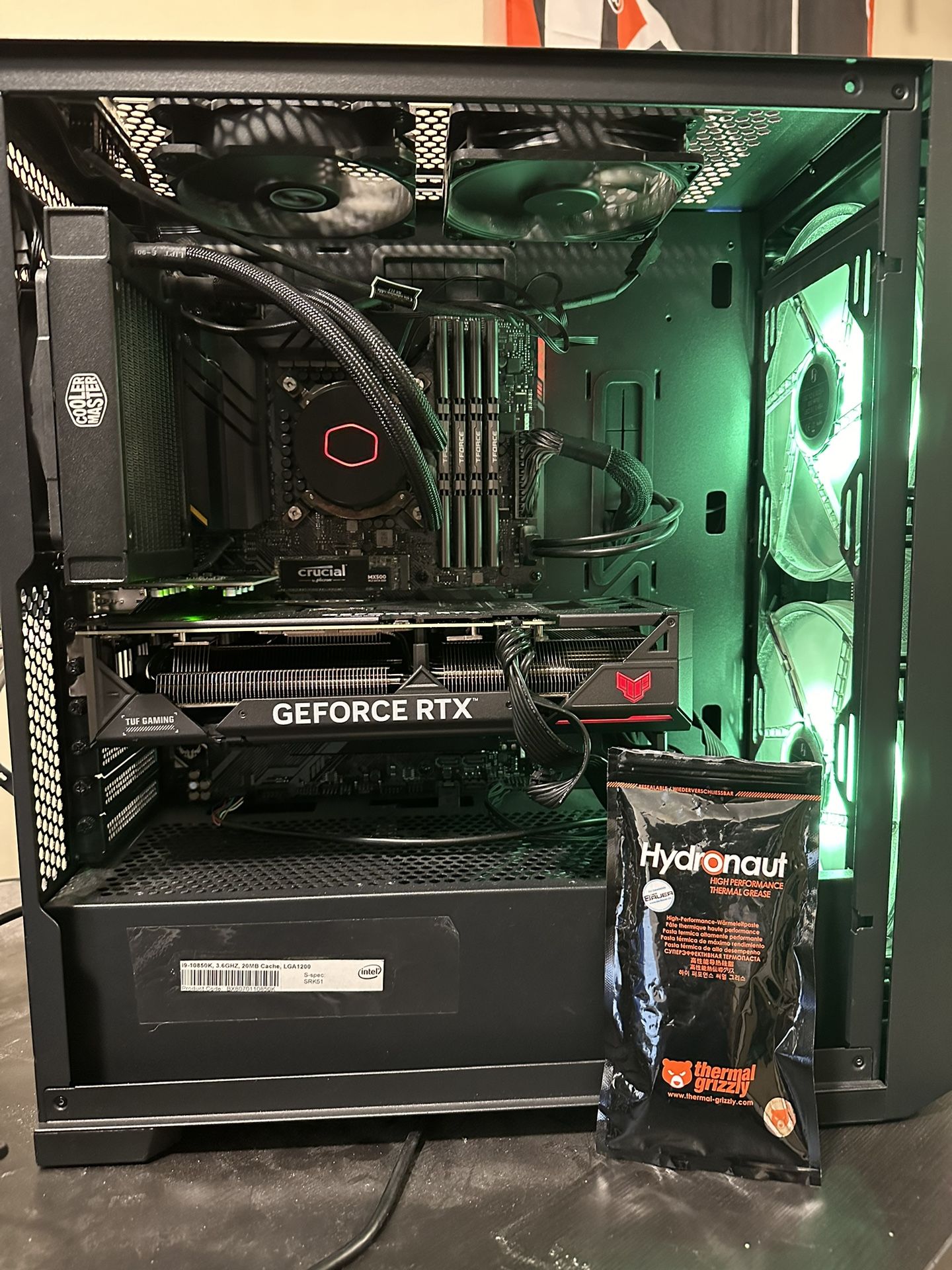 i9 10850k Unlocked 10-Cores 5.2 GHz /RTX 4070 12GB OC EDITION/64 GB DDR4 Memory