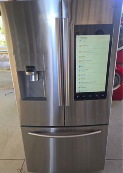 Samsung Family Hub stainless steel French door refrigerator