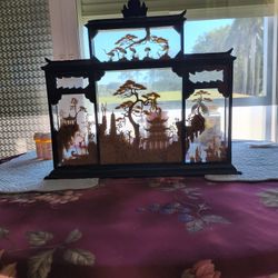 Chinese Carving Under Glass. 13x15/ 