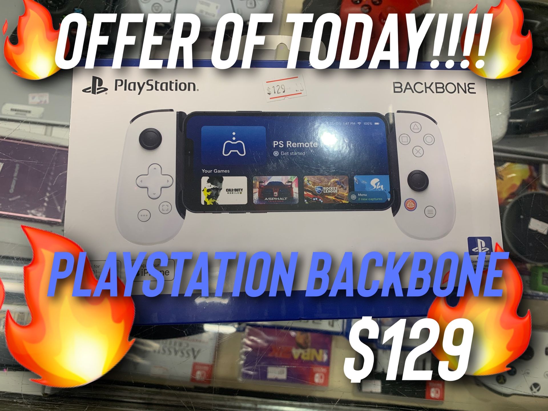 JUST FOR TODAY!!!!! PLAYSTATION BACKBONE