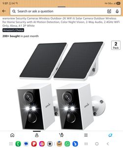 Solar powered outdoor security camera