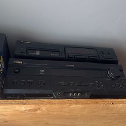 Yamaha Av Receiver HTR-5440  And Pioneer CD 