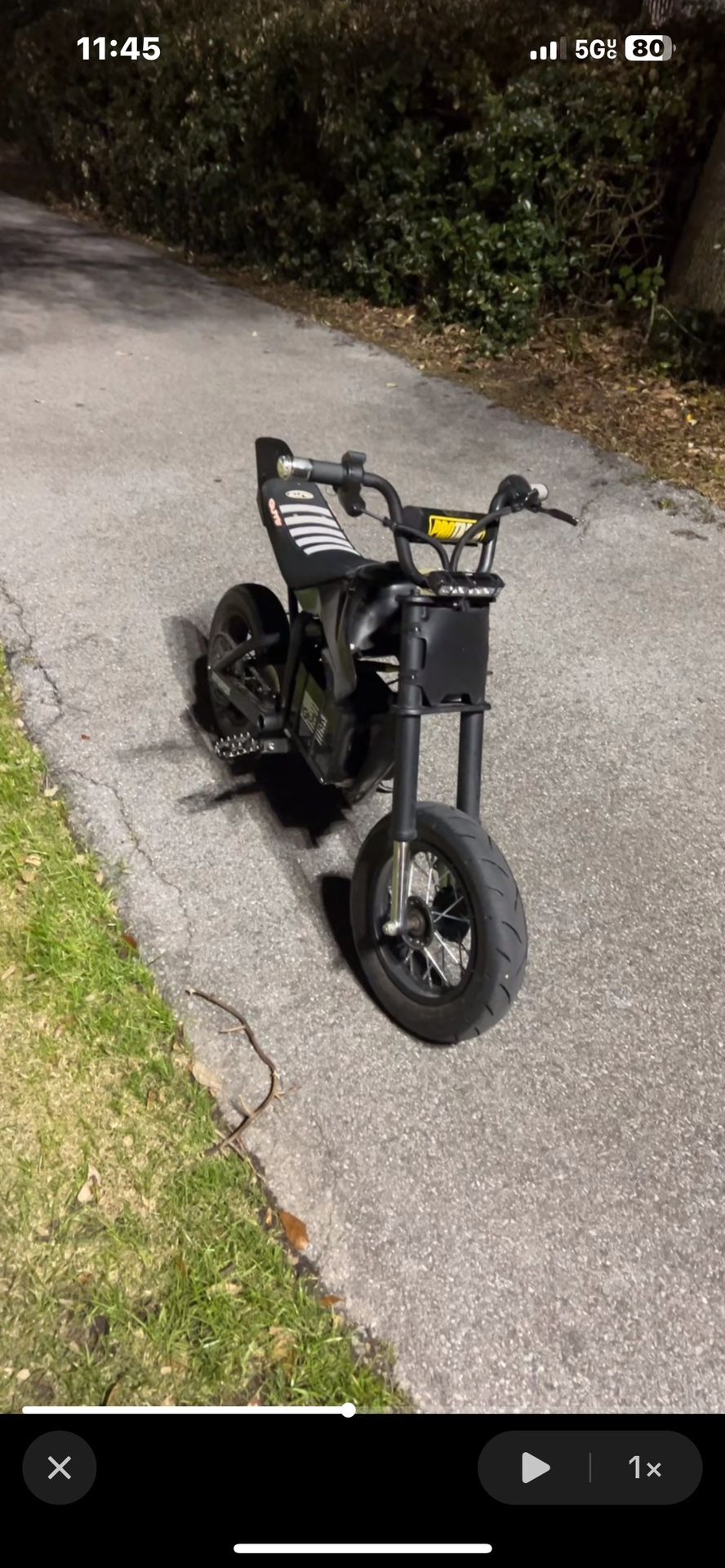Modded Razor 50mph 80volt.