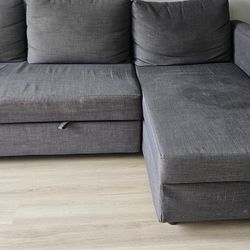IKEA FRIHETEN Sofa Bed – Dark Gray – $250