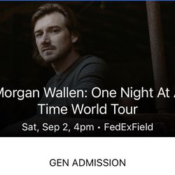 Morgan wallen Pit Tickets Fed Ex Field 