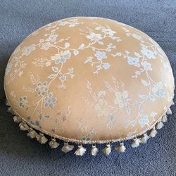Vintage Pouf Chair Ottoman 