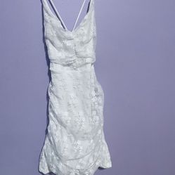 White Graduation Dress