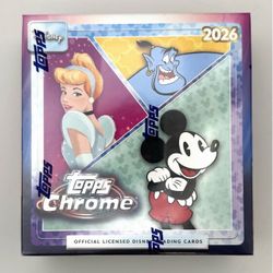 Disney Topps Chrome 2026 mega box
