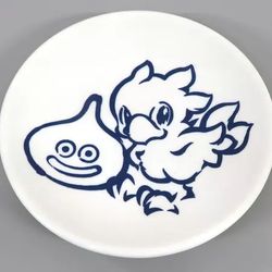 Plate/Bowl Slim & Chocobo Special Small Plate Final Fantasy X Dragon