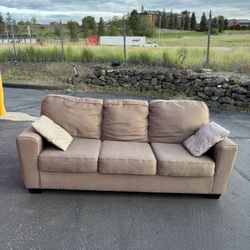 Light Brown Couch - FREE DELIVERY