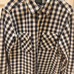 J Crew Flanel Button Down, Large