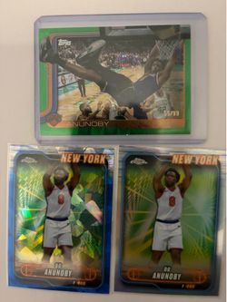 OG Anunoby 2025-26 Topps Baseball Cards