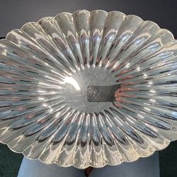 Vintage Silver Plated Grapevine Centerpiece Bowl - Victorian Style
