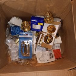 Door Hardware / Antique Brass Mortise Door Handles 