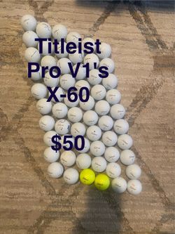 60 Titleist Pro V1 Golf Balls