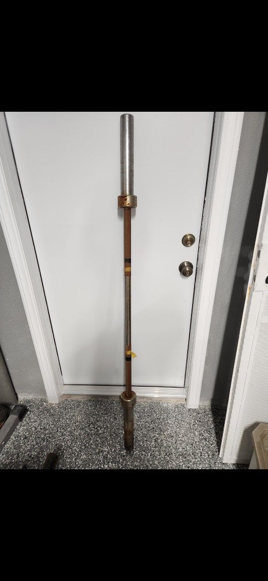 Olympic Size 5ft Bar Gym Weights Great For Curls